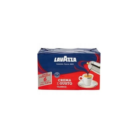 Lavazza Crema E Gusto Classico Kawa Mielona 6X250