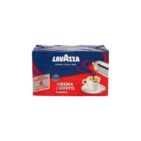 Lavazza Crema E Gusto Classico Kawa Mielona 6X250