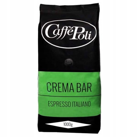 Kawa ziarnista mieszana Caffe Poli crema bar 1kg 1000 g