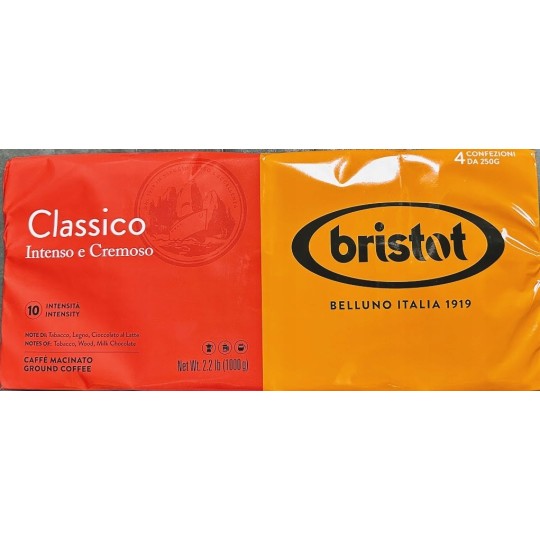 Kawa mielona BRISTOT Intenso e Cremoso 4X250g