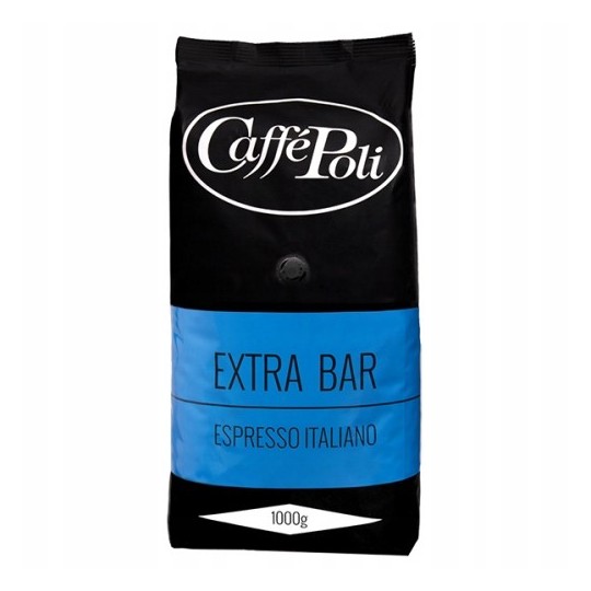 Kawa ziarnista mieszana Poli extra bar 1kg 1000 g