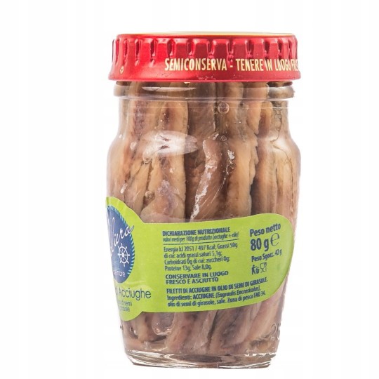 Anchois filety de Veliero 80g