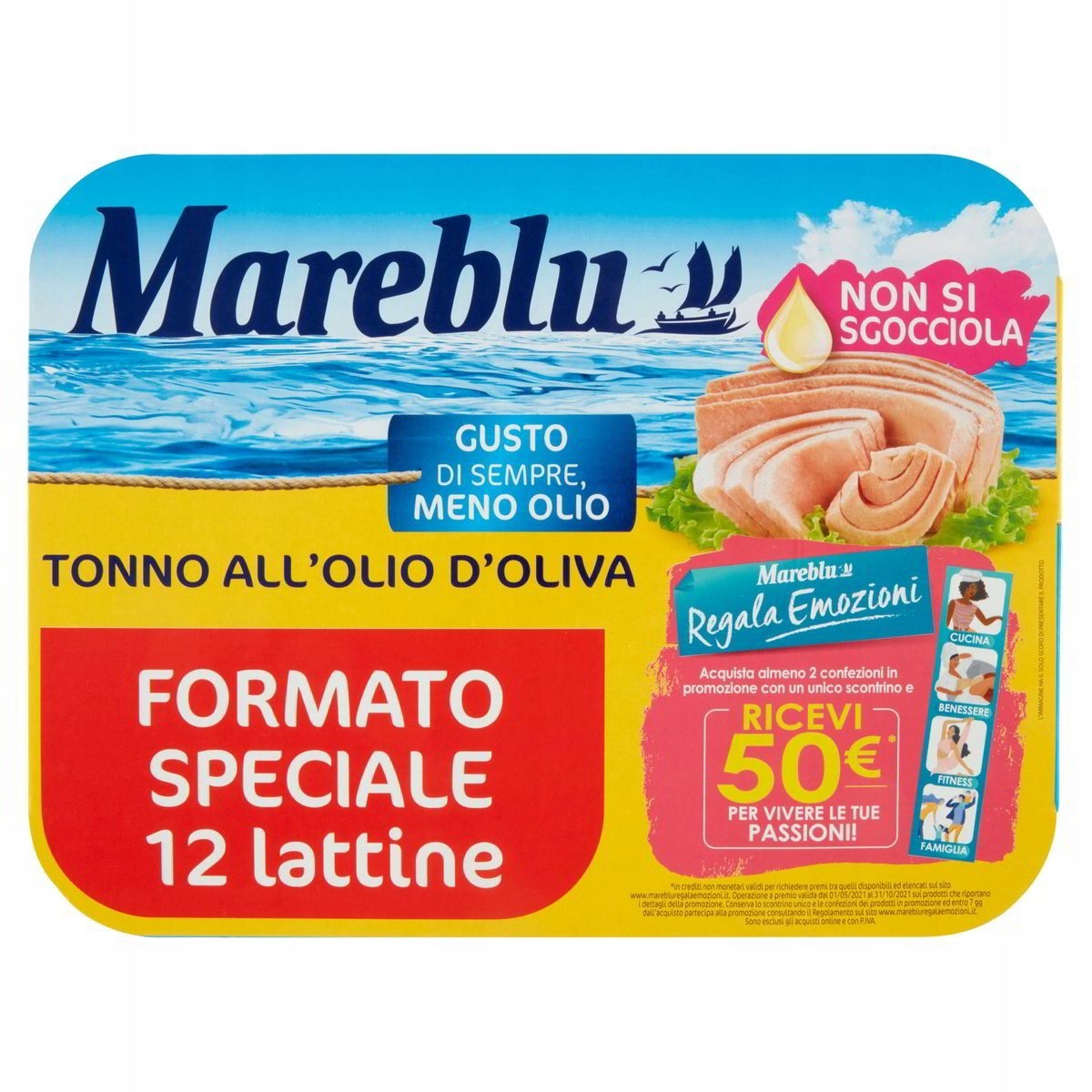 Mareblu tonno all'olio di oliva mareblu 0,72 kg