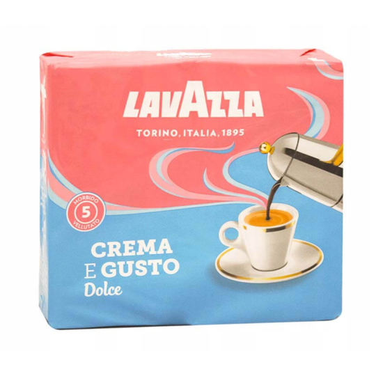 Kawa mielona Lavazza Crema e Gusto Dolce 500g(2x250g)