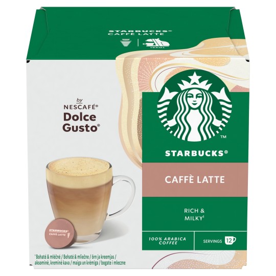 Kapsułki Dolce Gusto Starbucks Caffe Latte 12 sztuk