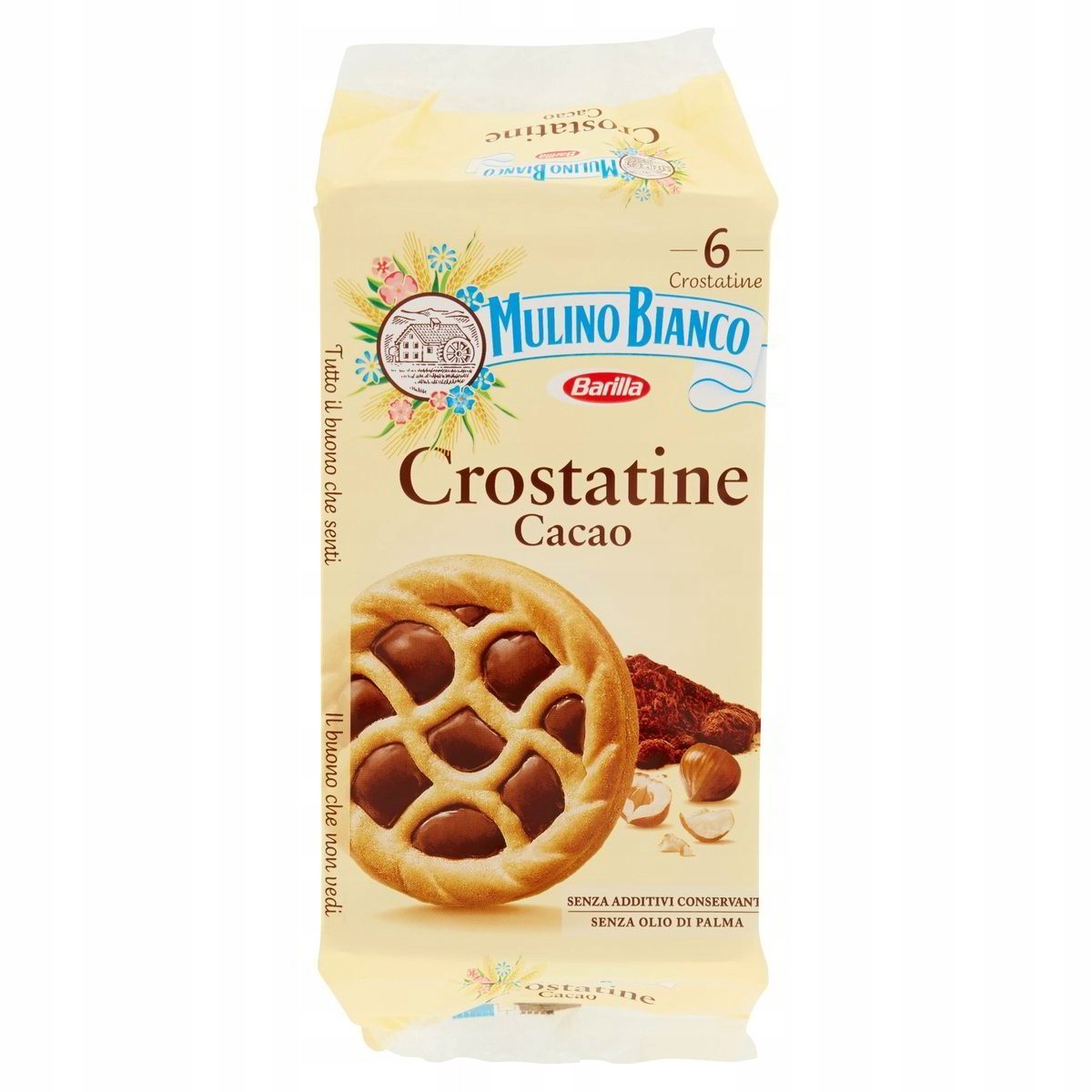 ciastka kruche z czekoladą Crostatine Mulino Bianco 240g