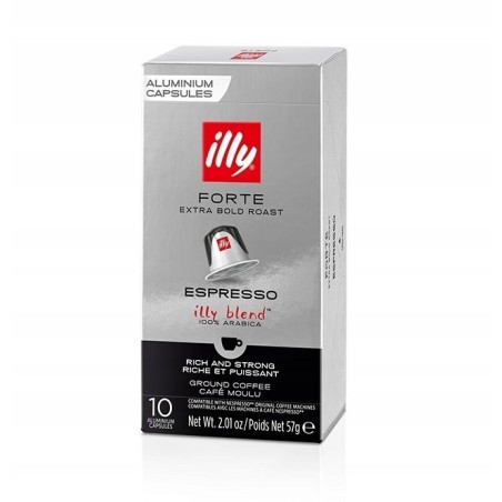 Kapsułki z kawą kompatybilne z Nespresso illy Forte Extra Bold x10