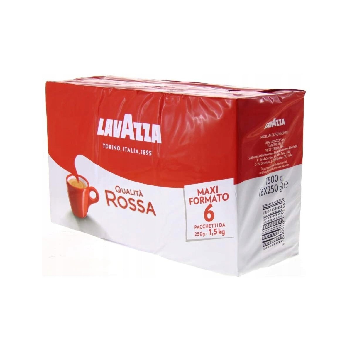 Kawa mielona Lavazza Qualita Rossa 6X250g