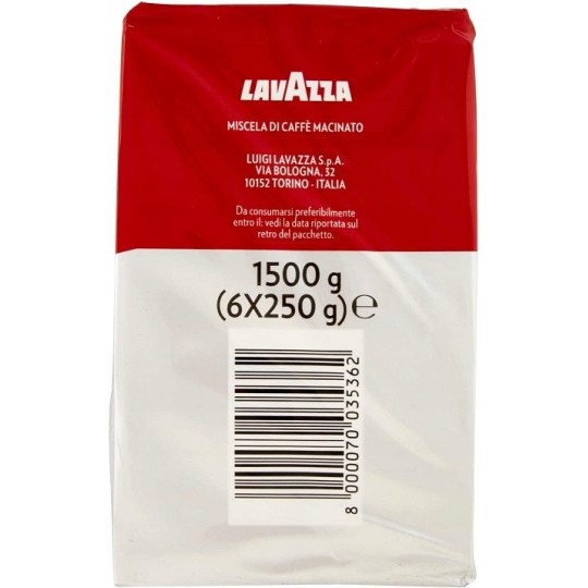 Kawa mielona Lavazza Qualita Rossa 6X250g